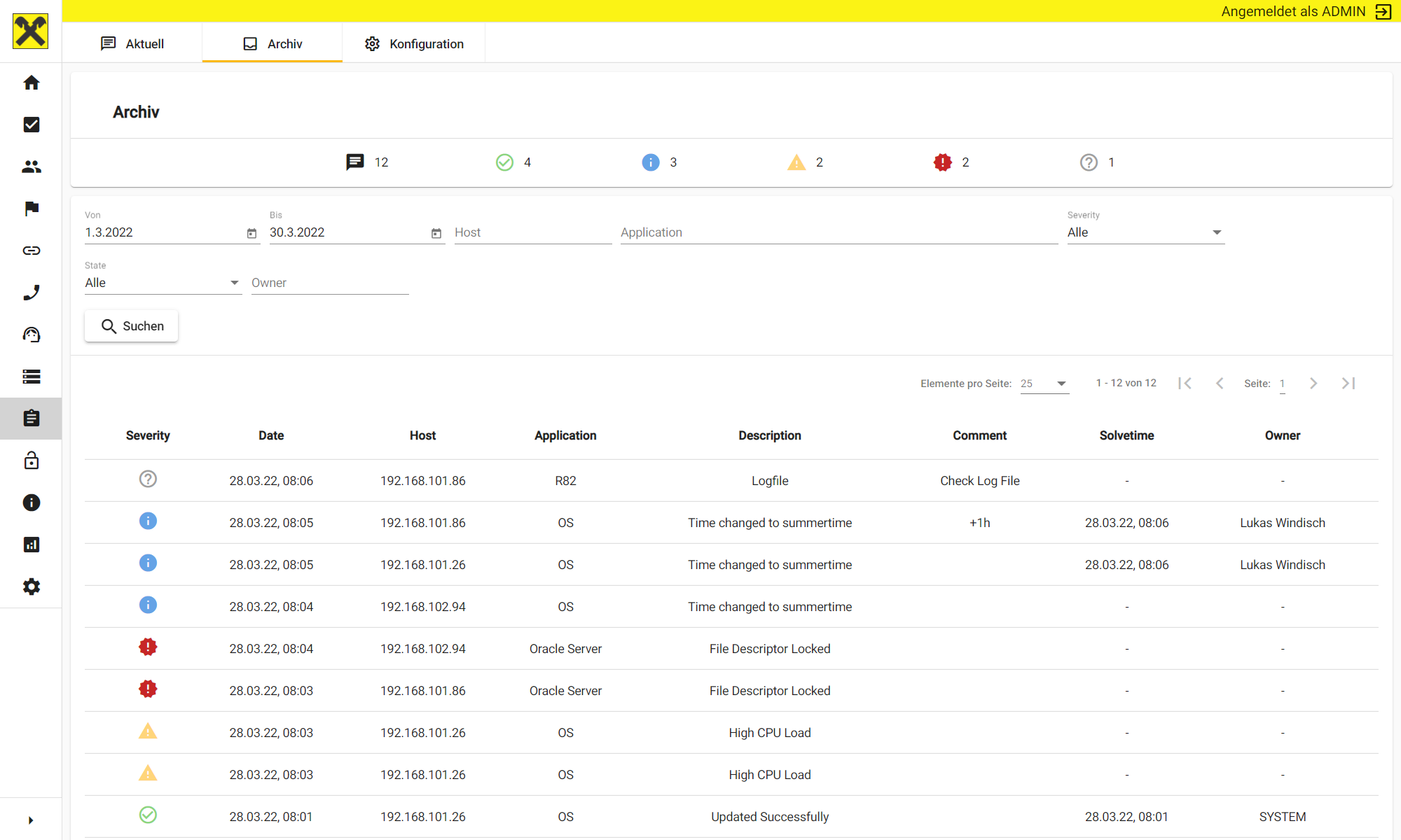 Message Management - Archive
